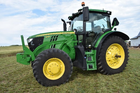 '15 JD 6155R MFWD tractor