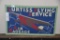 CURTIS FLYING SERVICE AIR BAGGAGE EMBOSSED SIGN