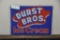 DURST BROTHERS ICE CREAM GLASS SIGN
