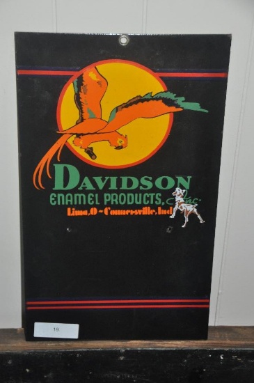 DAVIDSON ENAMEL PRODUCTS INC. LIMA O-CONNERSVILLE, IND.