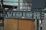 VICTOR LIGHTED STORE SIGN