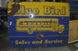BLUE BIRD SALES AND SERVICE BUS SIGN