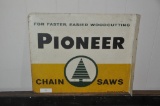 PIONEER CHAINSAWS FLANGE SIGN