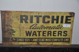 RITCHIE AUTOMATIC WATERERS EARLY AG SIGN