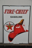 TEXACO FIRE CHIEF GASOLINE PUMP PLATE
