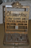 CHAMPION LAW BOOK AND PAPER HOLDER