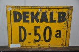 DEKALB D-50A SEED CORN VARIETY SIGN