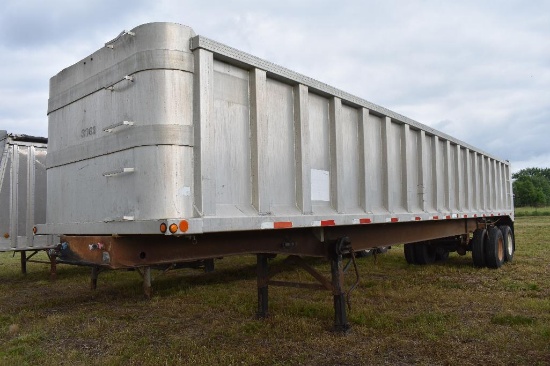 40' aluminum dump trailer
