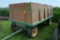 Wooden 11' barge box w/ John Deere 963 gear