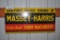 MASSEY HARRIS BETTER BUILT FARM MACHINERY SIGN