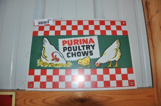 PURINA POULTRY CHOWS SIGN