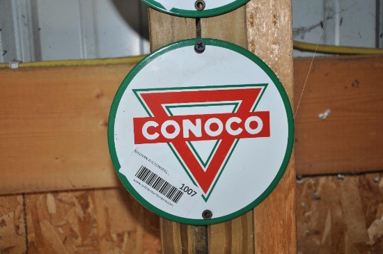 6" DIAMETER SSP CONOCO PUMP BADGE