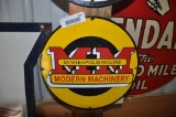 MINNEAPOLIS MOLINE MODERN MACHINERY SSP SIGN