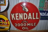 KENDALL THE 2000 MILE OIL SIGN