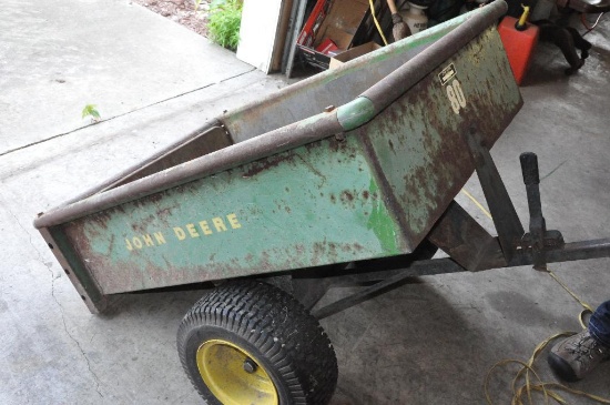John Deere 80 dump lawn cart