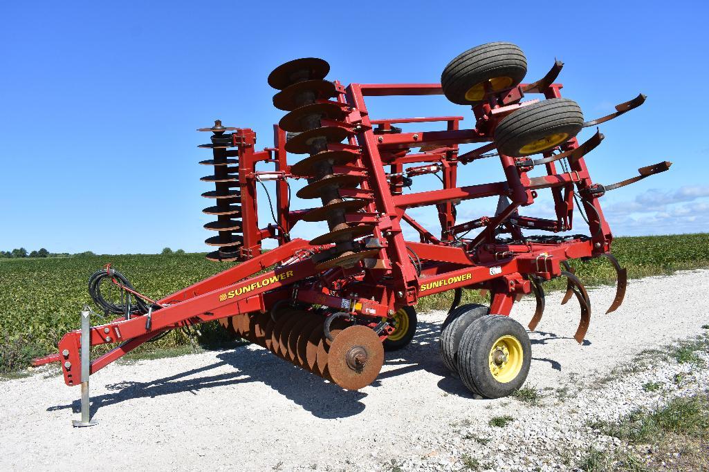 Sunflower 4232 17-shank disk chisel | Proxibid