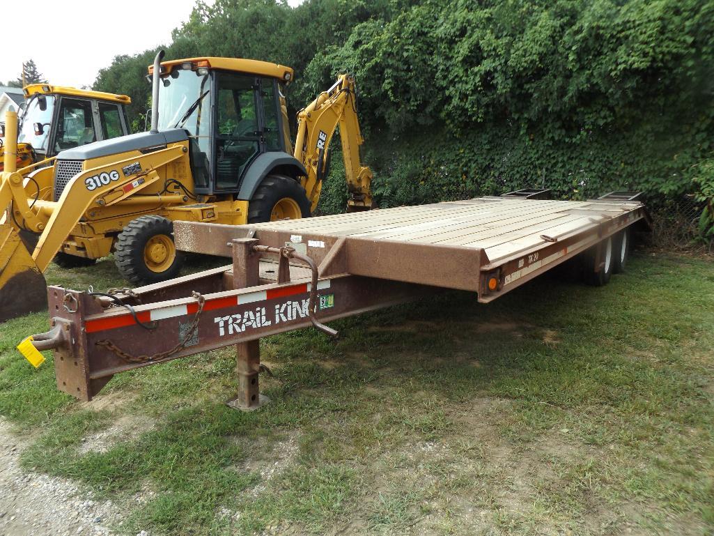 '01 Trail King TK20 pintle hitch flatbed Proxibid