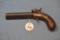 ALLEN THURRBER .32 CAL. SIDE BY SIDE BLACK POWDER PISTOL