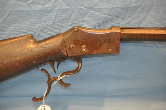 UNMARKED VERY HEAVY SINGLE SHOT RIFLE