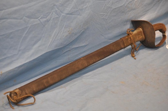 LF & C 1918 US MARKED PATTON SWORD AND SCABBARD