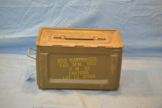 .50 CAL. M2 METAL AMMO BOX
