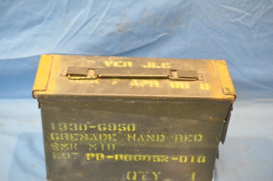 M18 GRENADE METAL AMMO BOX