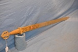 ROUGH SWORD WITH AFTERMARKET HANDLE