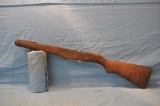 WOODEN RIFLE GUN STOCK AS PICTURED