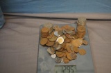 1.295 KG FOREIGN COINS & TOKENS