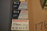 (7) BOXES OF 20 GAUGE SHOTGUN SHELLS