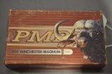 FULL BOX OF PMP .300 WINCHESTER MAG.