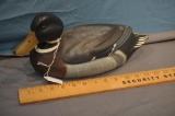 DECORATIVE WOODEN DUCK DECOY