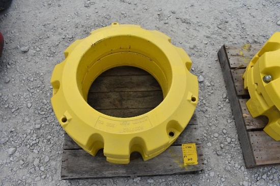 (2) JD 450 lb. wheel weights