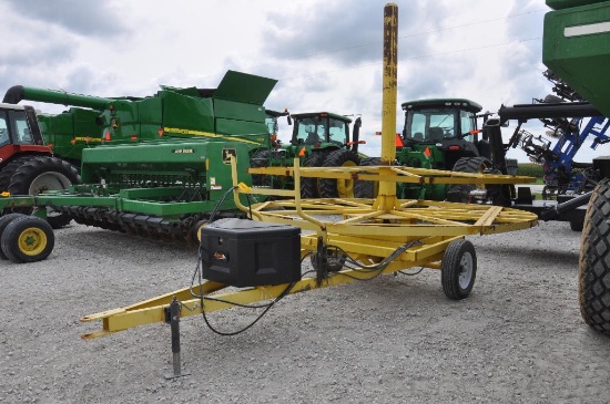 Shop built hyd. tile stringer cart