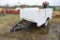 Truck bed trailer with utility box