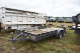 '00 Rettig 18' flatbed trailer