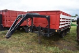 Puzey gooseneck grain trailer