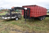 Schuster gooseneck grain trailer