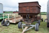 Gravity wagon with hyd. seed auger