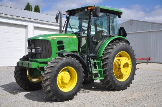 '09 JD 6140D MFWD tractor