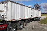 2001 Hawkmaster 38' hopper bottom trailer