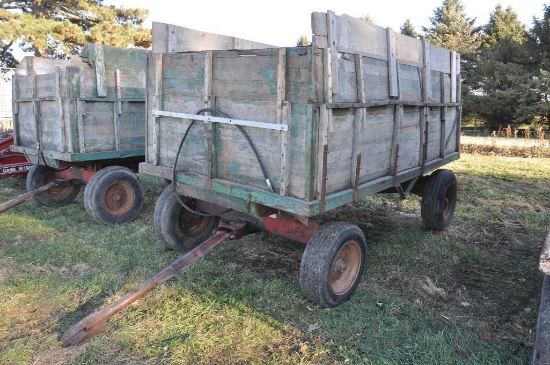 Wooden barge wagon on Stanhoist gear