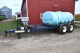 2014 Schaben 1,600 gal. sprayer tender trailer