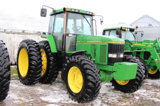 1995 John Deere 7800 MFWD tractor