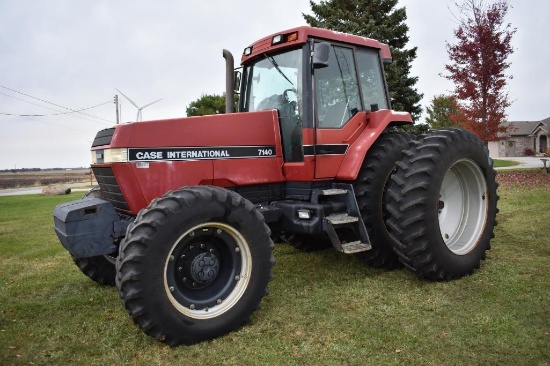 1990 Case IH 7140 MFWD tractor