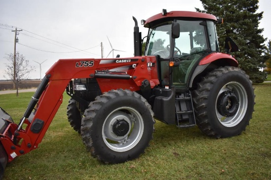 2013 Case IH 125A MFWD tractor