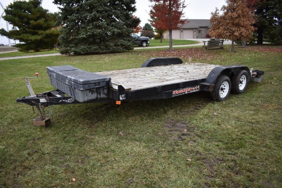 Trailerman 18' flatbed trailer