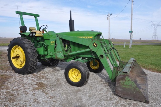 1970 John Deere 4020 2wd tractor