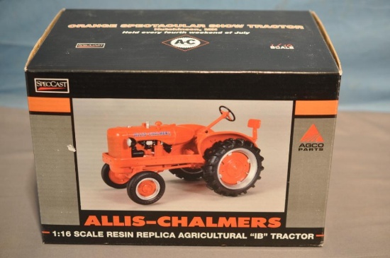 SPEC CAST 1/16TH SCALE RESIN AC"IB" TRACTOR, ORANGE SPECTACULAR