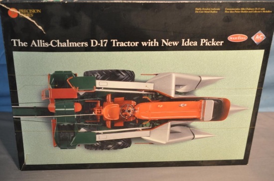 ERTL 1/16TH SCALE PRECISION AC D-17 TRACTOR WITH NI IDEA PICKER
